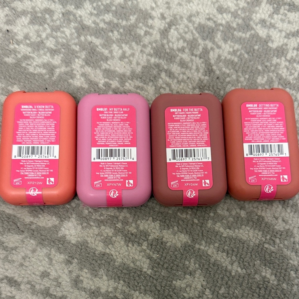 Nyx Buttermelt Blush Set - Coral, Pink, Brown - Picture 2 of 2